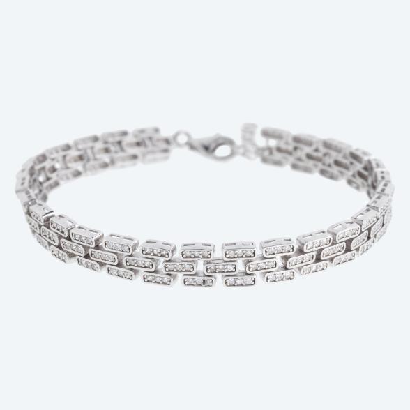 Armband 925 Sterling Silber rhodiniert Zirkonia - 112837600000 - 1 - 588px