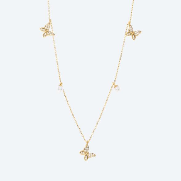 Collier 925 Sterling Silber vergoldet - 112837700000 - 1 - 588px