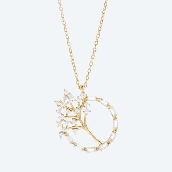 Anhänger mit Kette 925 St. Silber verg. Zirkonia - 112838100000 - 1 - 588px