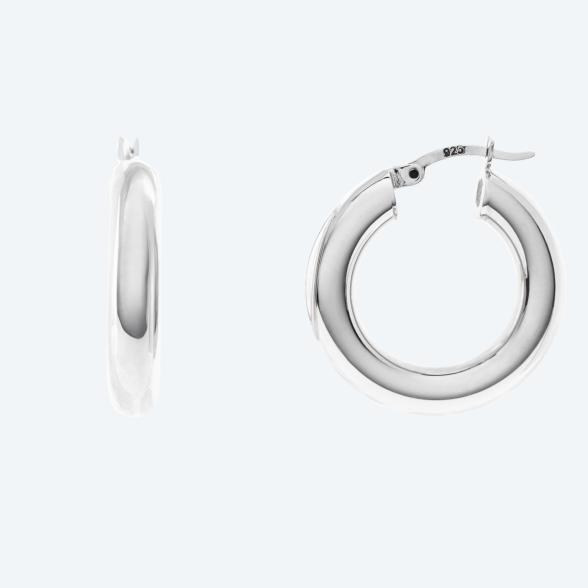 Creolen 925 Sterling Silber rhodiniert - 112838300000 - 1 - 588px