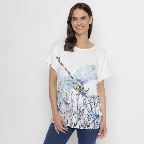 FASHION NEWS Damen-Shirt weiß/ multicolor M/L - 112844300001 - 1 - 588px