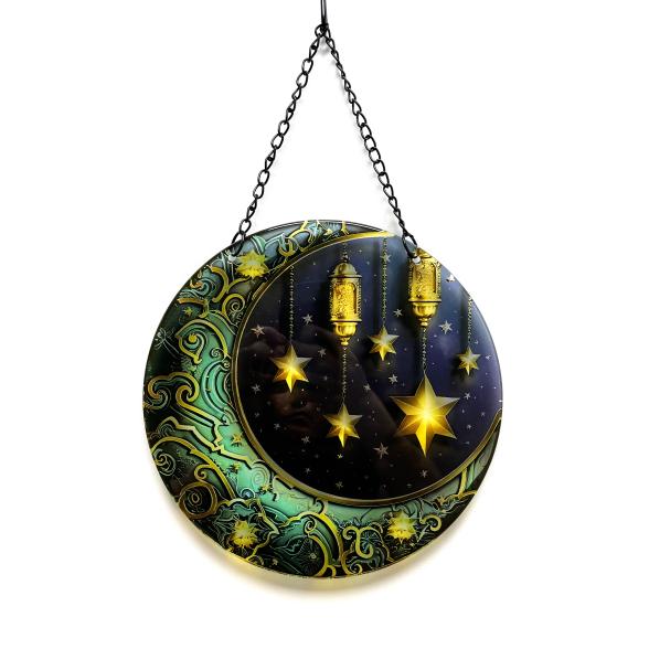 Fensterbild Mond und Sterne 25cm - 112862400000 - 1 - 588px