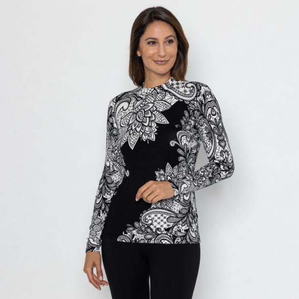 MILANO Design Pullover schwarz/  weiß 36/38 - 112881100001 - 1 - 588px