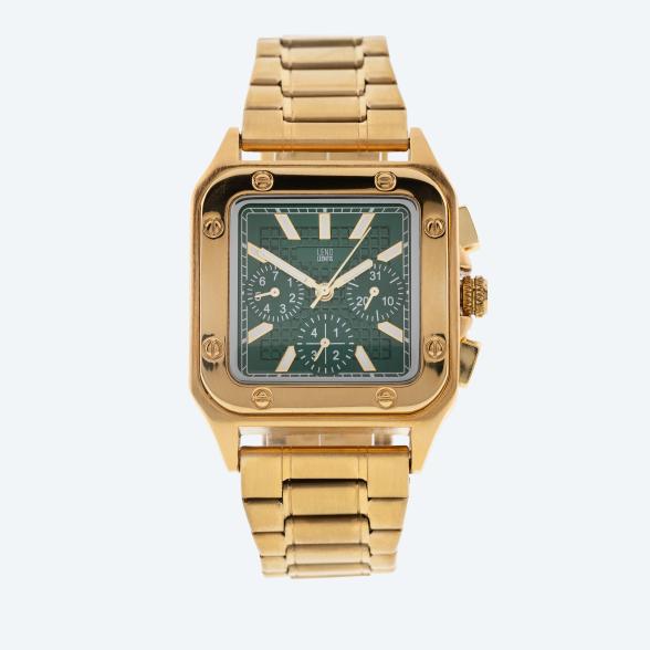 Leno Leontis Automatikuhr "Franchetto" gold-grün - 112902600000 - 1 - 588px