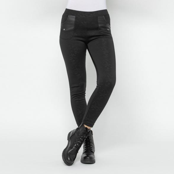 FASHION NEWS Thermo-Fleece-Leggings schwarz 36/38 - 112923800001 - 1 - 588px