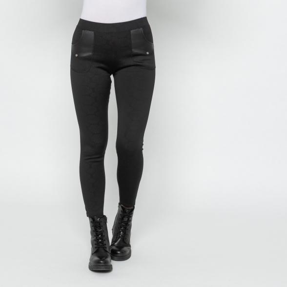 FASHION NEWS Thermo-Fleece-Leggings schwarz 36/38 - 112924200001 - 1 - 588px