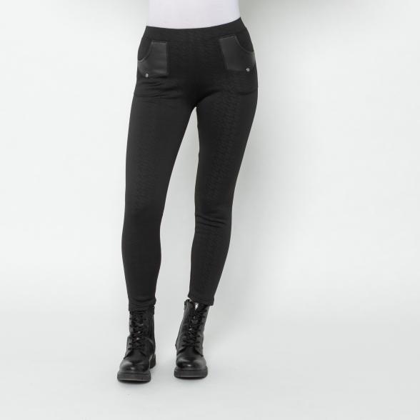 FASHION NEWS Thermo-Fleece-Leggings schwarz 36/38 - 112924500001 - 1 - 588px