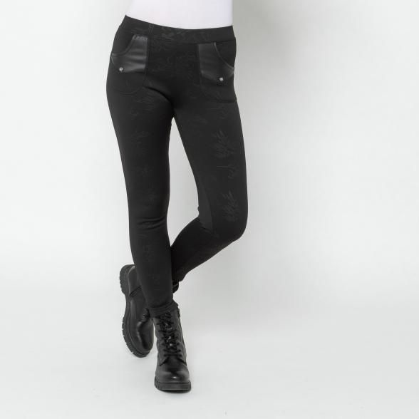 FASHION NEWS Thermo-Fleece-Leggings schwarz 36/38 - 112924700001 - 1 - 588px