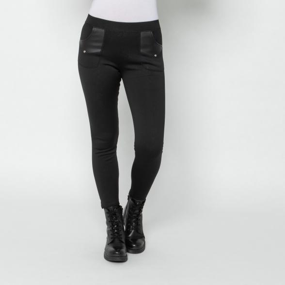 FASHION NEWS Thermo-Fleece-Leggings schwarz 36/38 - 112924800001 - 1 - 588px