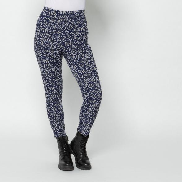 FASHION NEWS Thermo-Fleece-Leggings marine/beige 36/38 - 112925600001 - 1 - 588px