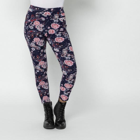 FASHION NEWS Thermo-Fleece-Leggings marine/multi 36/38 - 112925700001 - 1 - 588px