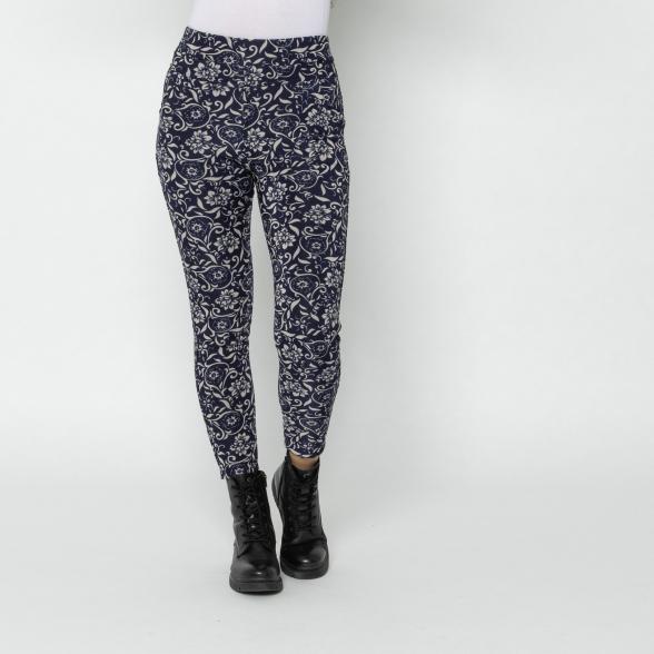 FASHION NEWS Thermo-Fleece-Leggings marine/beige 36/38 - 112926000001 - 1 - 588px