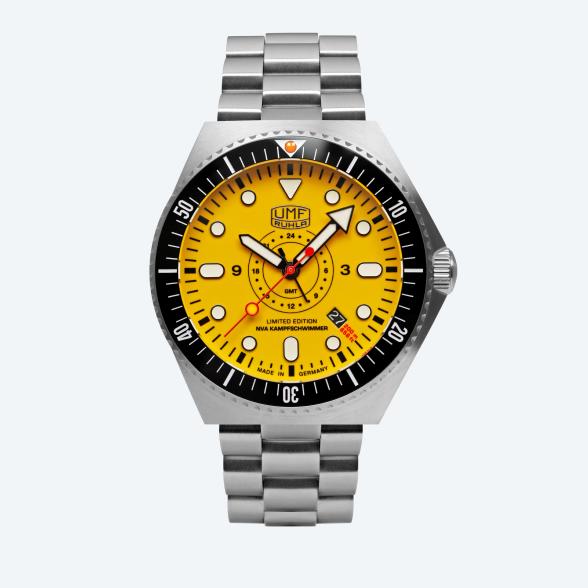 UMF Automatik-Taucheruhr "NVA Kampfschwimmer" gelb - 112943100000 - 1 - 588px