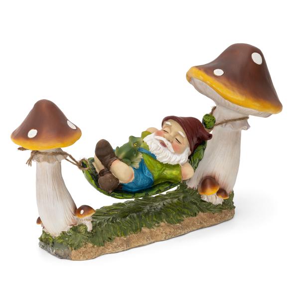 Gartenzwerg Pilz, Hängematte aus Poly Bunt - 112950300000 - 1 - 588px