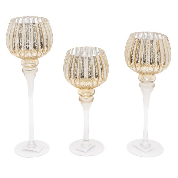 Windlicht Set Kelch geriffelt,   30, 35, 40 cm - 112952600000 - 1 - 588px