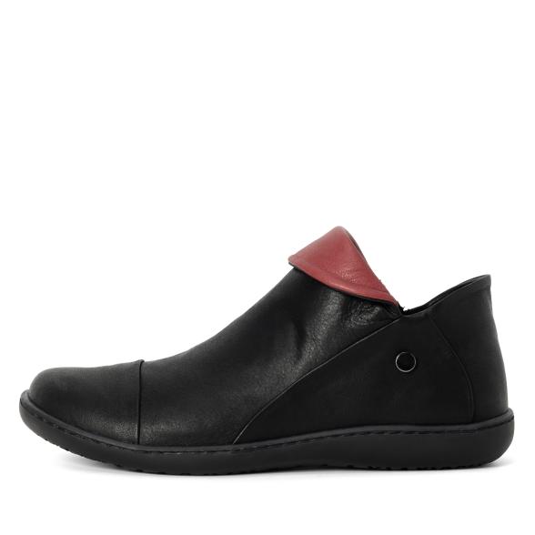 Andrea Conti Damen Lederslipper schwarz/bordo 36 - 112977100001 - 1 - 588px