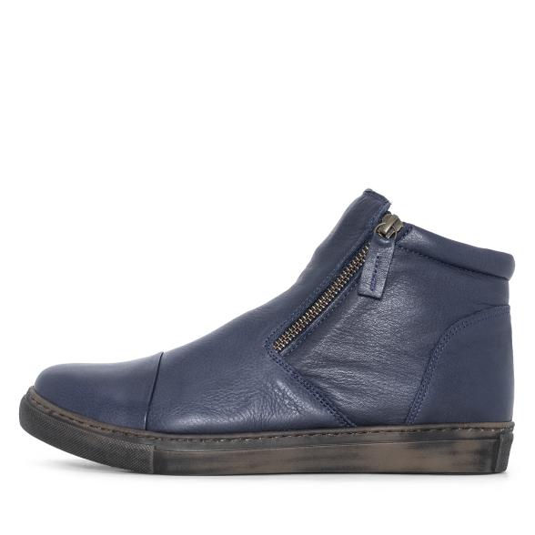 Andrea Conti Damen Lederstiefelette d.blau 36 - 112982900001 - 1 - 588px