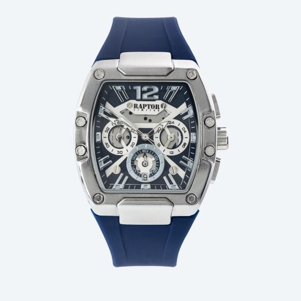 Raptor Herrenuhr "Aldriel" blau, Silikonband - 113013800000 - 1 - 588px