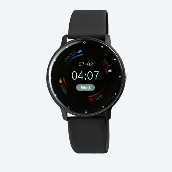 TimeTech Smartwatch, schwarz, Silikonband - 113014100000 - 1 - 588px
