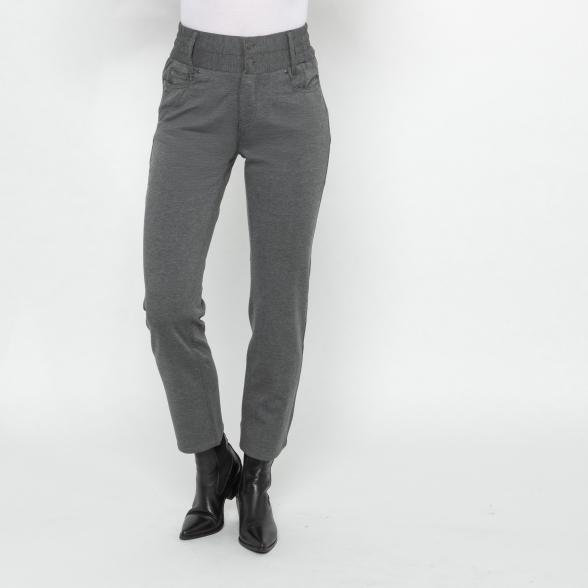 Zauberhose 'Miracle Shape' Regular grau meliert 32/34 - 113020200001 - 1 - 588px