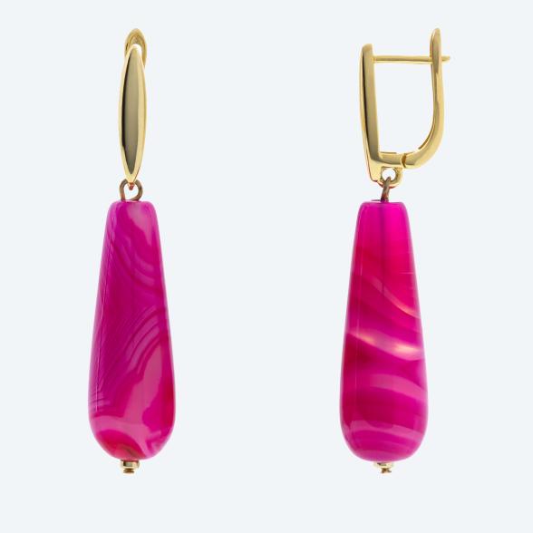 Ohrhänger 925 verg. Achat pink - 113046200000 - 1 - 588px