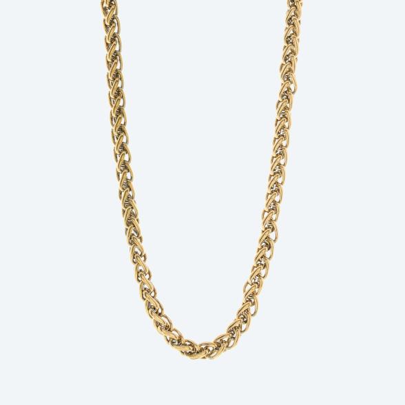 Zopfkette Edelstahl vergoldet - 113049700000 - 1 - 588px