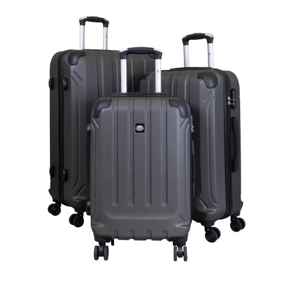 3-teiliges ABS-Kofferset 'Catalina', dunkelgrau - 113050800000 - 1 - 588px