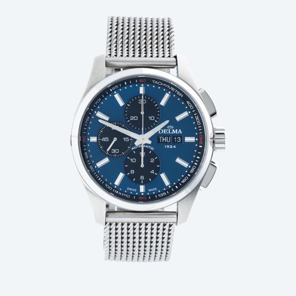 DELMA Herrenuhr "Klondike Sport" blau-schwarz - 113052000000 - 1 - 588px