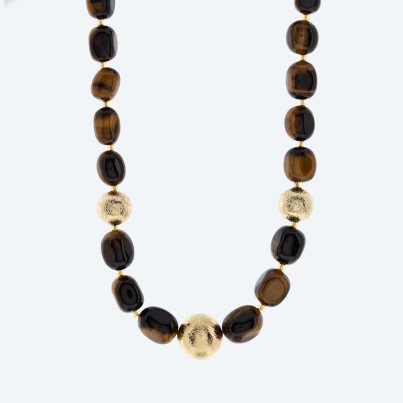 Collier Tigerauge ca. 250 ct. - 113053700000 - 1 - 588px