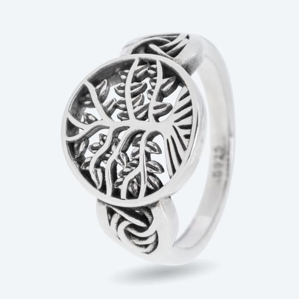 Ring 925 Silber Lebensbaum geschwärzt 16 - 113054000001 - 1 - 588px
