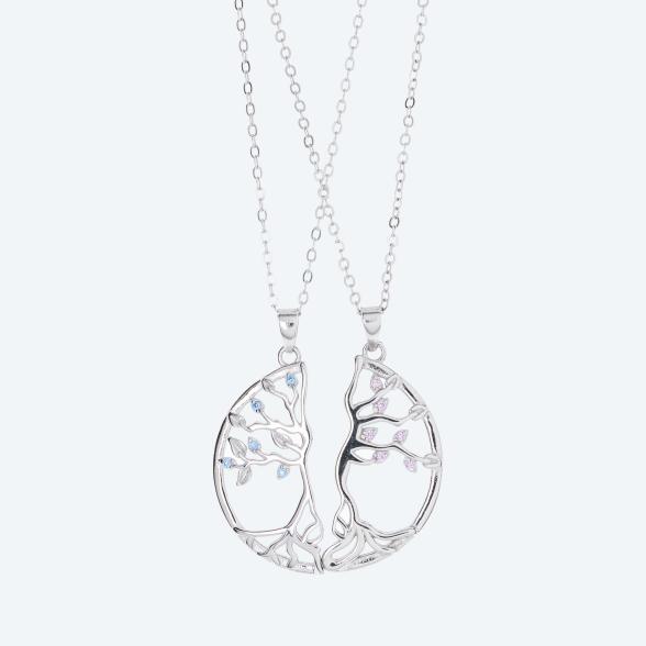 Anhänger Lebensbaum + 2 Ketten 925 Zirkonia - 113054600000 - 1 - 588px