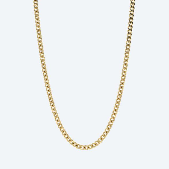 Panzerkette 925 Sterling Silber vergoldet ca. 45cm - 113060000000 - 1 - 588px