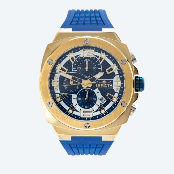 INVICTA Chronograph "Racing" Quarz, gold-blau - 113068800000 - 1 - 588px