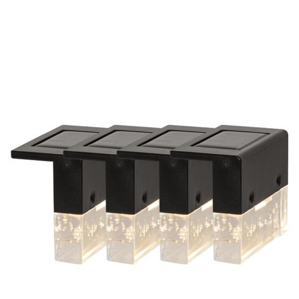 LED-Solar-Wandleuchte 4er-Set 8x6,5cm - 113078500000 - 1 - 588px