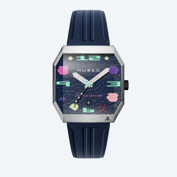 NUBEO Uhr "Console Atari Asteroids 2600" blau - 113085700000 - 1 - 588px