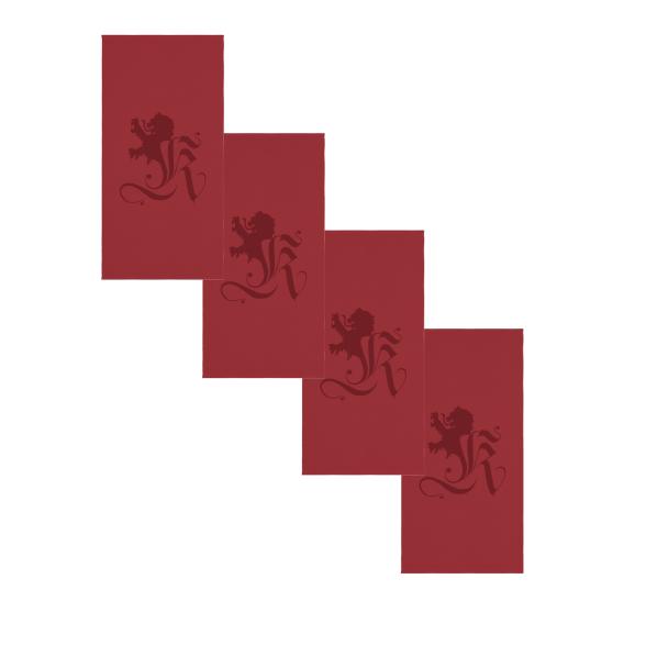 OTTO KERN Gästetuch-Set, 4tlg.rot mit OK-Logo,  Ho - 113096700000 - 1 - 588px