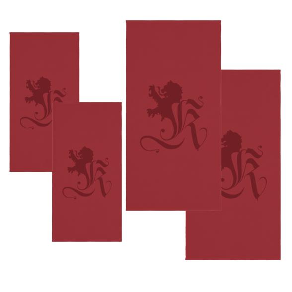 OTTO KERN Frottier-Set, 4tlg. rot OK LOGO hochtief - 113097100000 - 1 - 588px