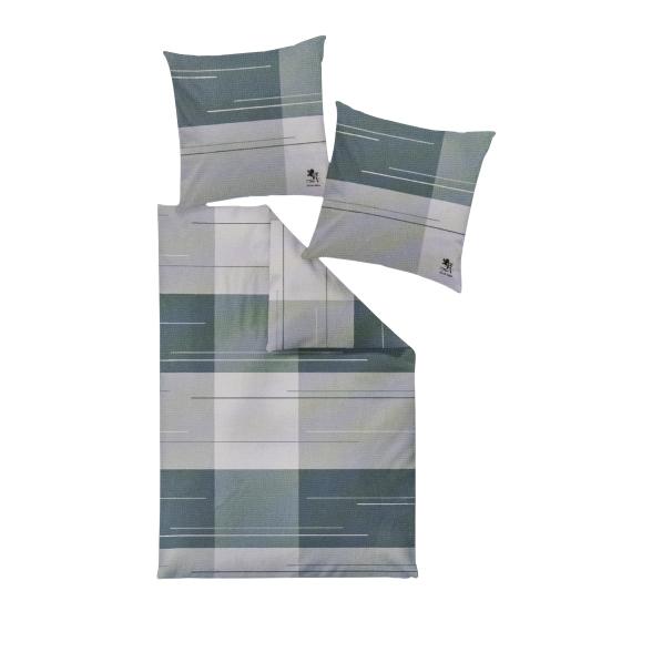 OTTO KERN Bettwäsche 4tlg. feine Querstreifen, grü - 113099100000 - 1 - 588px