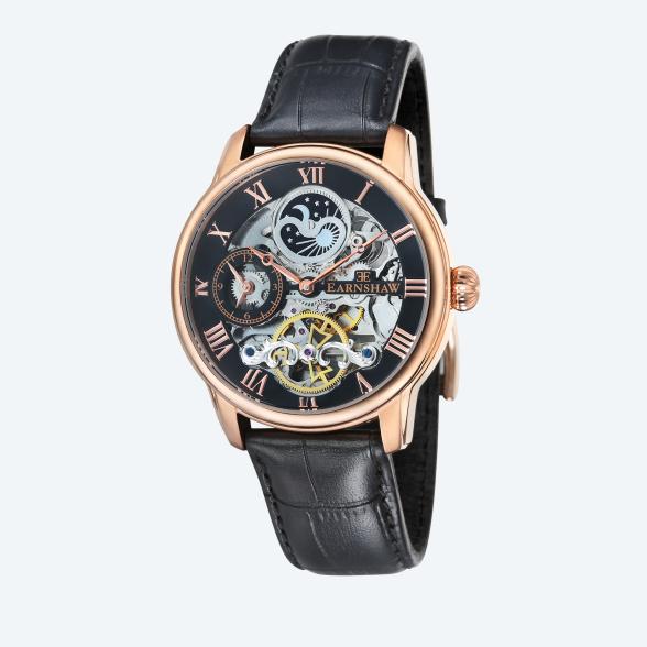 EARNSHAW Automatikuhr "Longitude Skeleton" schwarz - 113102700000 - 1 - 588px