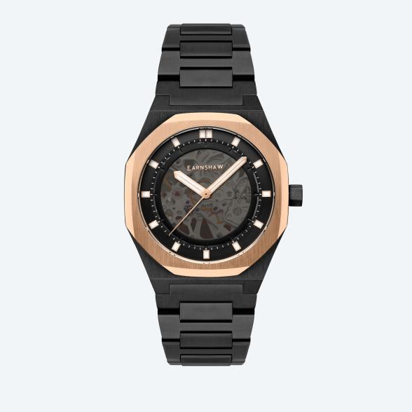 EARNSHAW Automatikuhr "Drake Skeleton" schwarz - 113103000000 - 1 - 588px