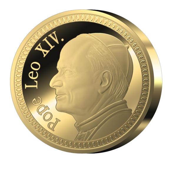 Goldmünze 0,5g "Pope Leo XIV." - 113105700000 - 1 - 588px