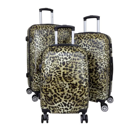 3-teiliges ABS Kofferset 'Leopard' - 113111300000 - 1 - 588px