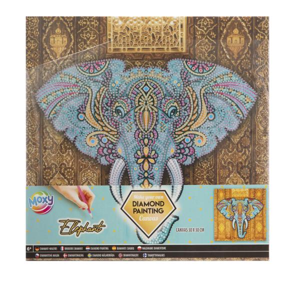 Diamond Painting Elefant 30x30 - 113113800000 - 1 - 588px