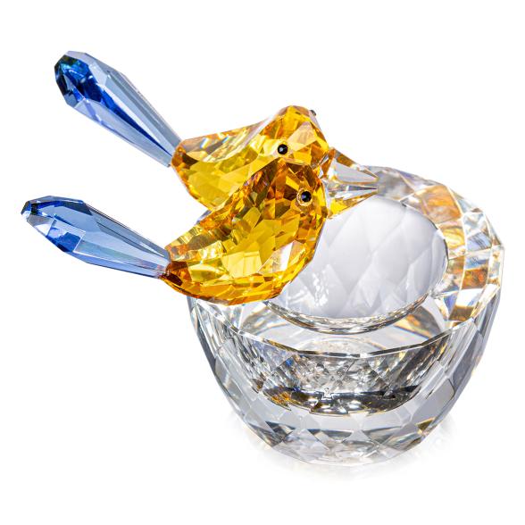 Crystal Dreams Vogelpärchen gelb blau - 113121600000 - 1 - 588px