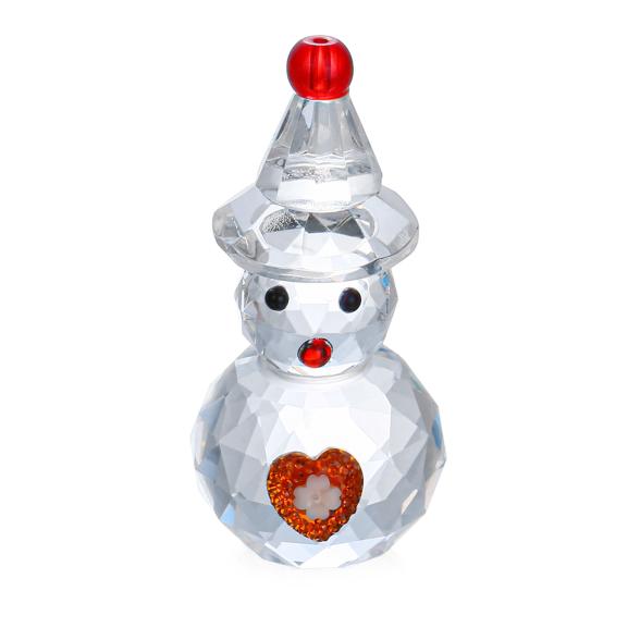 Crystal Dreams Schneemann 6,5cm mit Herz - 113124700000 - 1 - 588px