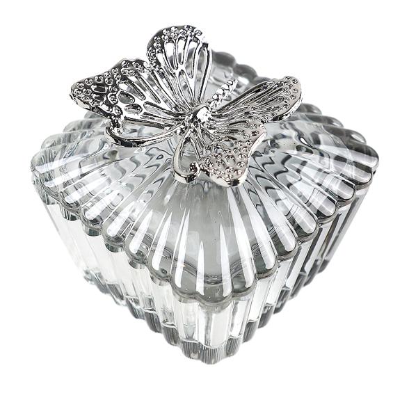 Crystal Dreams Deckeldose Schmetterling grau - 113126500000 - 1 - 588px