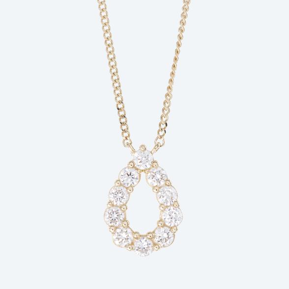 LG Mittelteil-Collier 375 Gelbgold Brillanten - 113129100000 - 1 - 588px