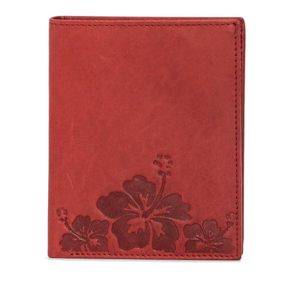 TESORO Lederbörse Hibiskus rot - 113132000000 - 1 - 588px