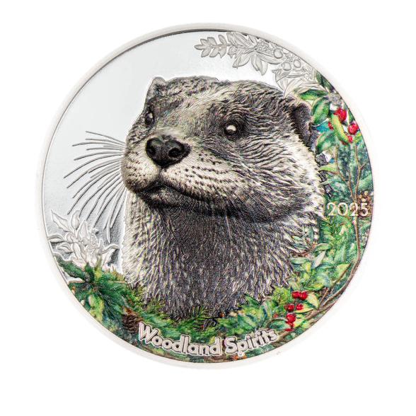 Silbermünze "Woodland Spirits - Otter", 1 oz. - 113140200000 - 1 - 588px