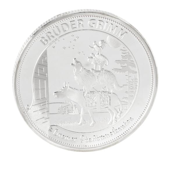 Gedenkprägung Brüder Grimm Bremer Stadtmusikanten - 113149700000 - 1 - 588px